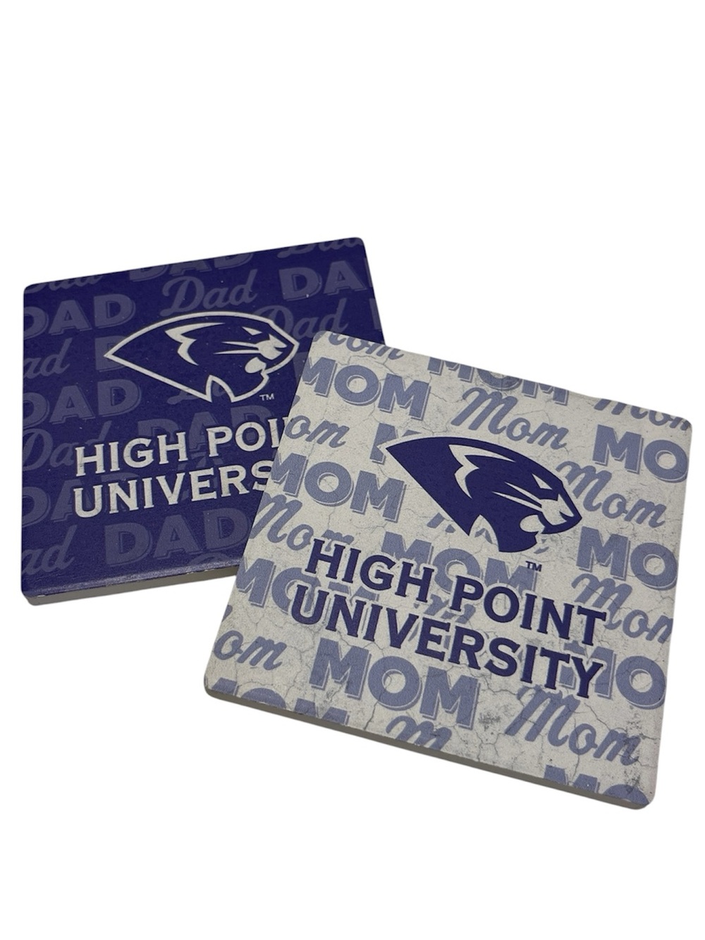 High Point University Panthers Coaster Set Mom Dad HPU Legacy